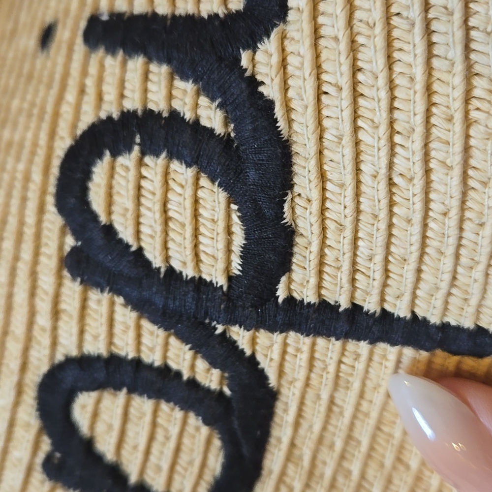 Mudpie Stylish Beige "Happily Ever After" Sun Hat - Picture 2 of 6